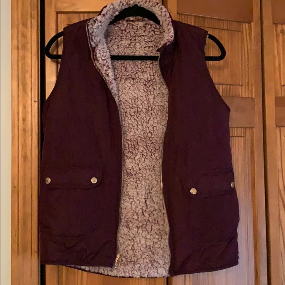 Plum vest